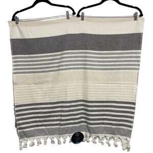 Superior Egyptian cotton beach towel blanket size 35” x 72” New with tags